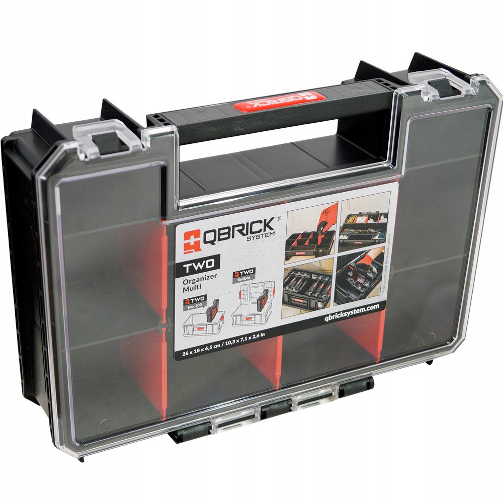 gereedschapskoffer schroeven 25x6x17cm montage organizer megamix.nl