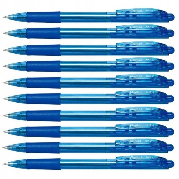 blauwe pennen 10 stuks Pentel BK417 megamix.sk