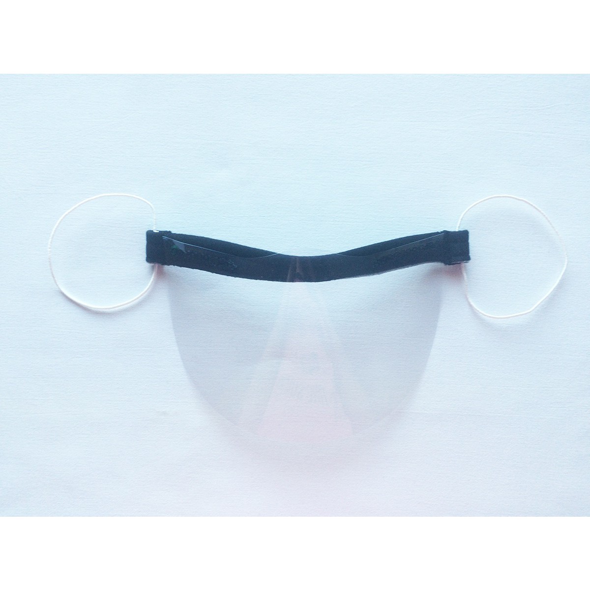 beschermend gezichtsscherm transparant masker neus mond 21x12cm universeel megamix.sk