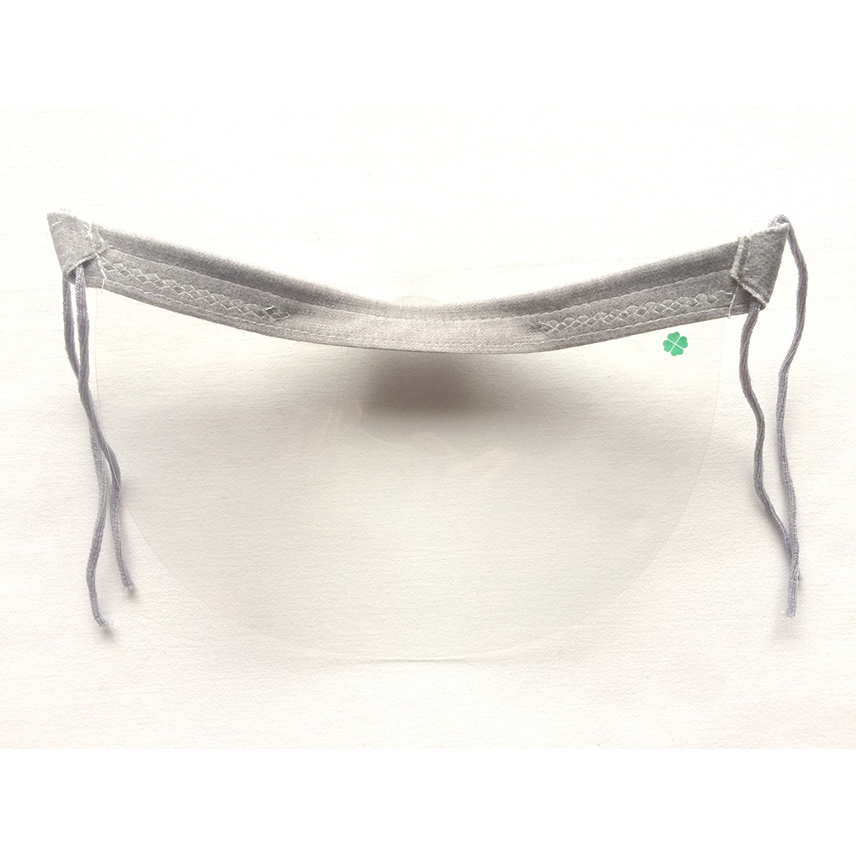 beschermend gezichtsscherm transparant masker zwart neus mond 21x12cm universeel megamix.sk