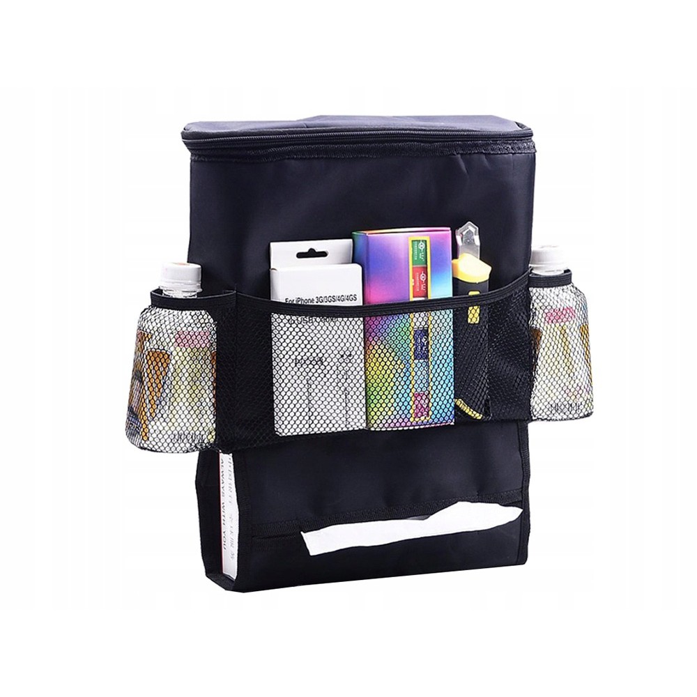 Organizer thermo-tas auto voor stoel 35x28x10cm zwart megamix.sk