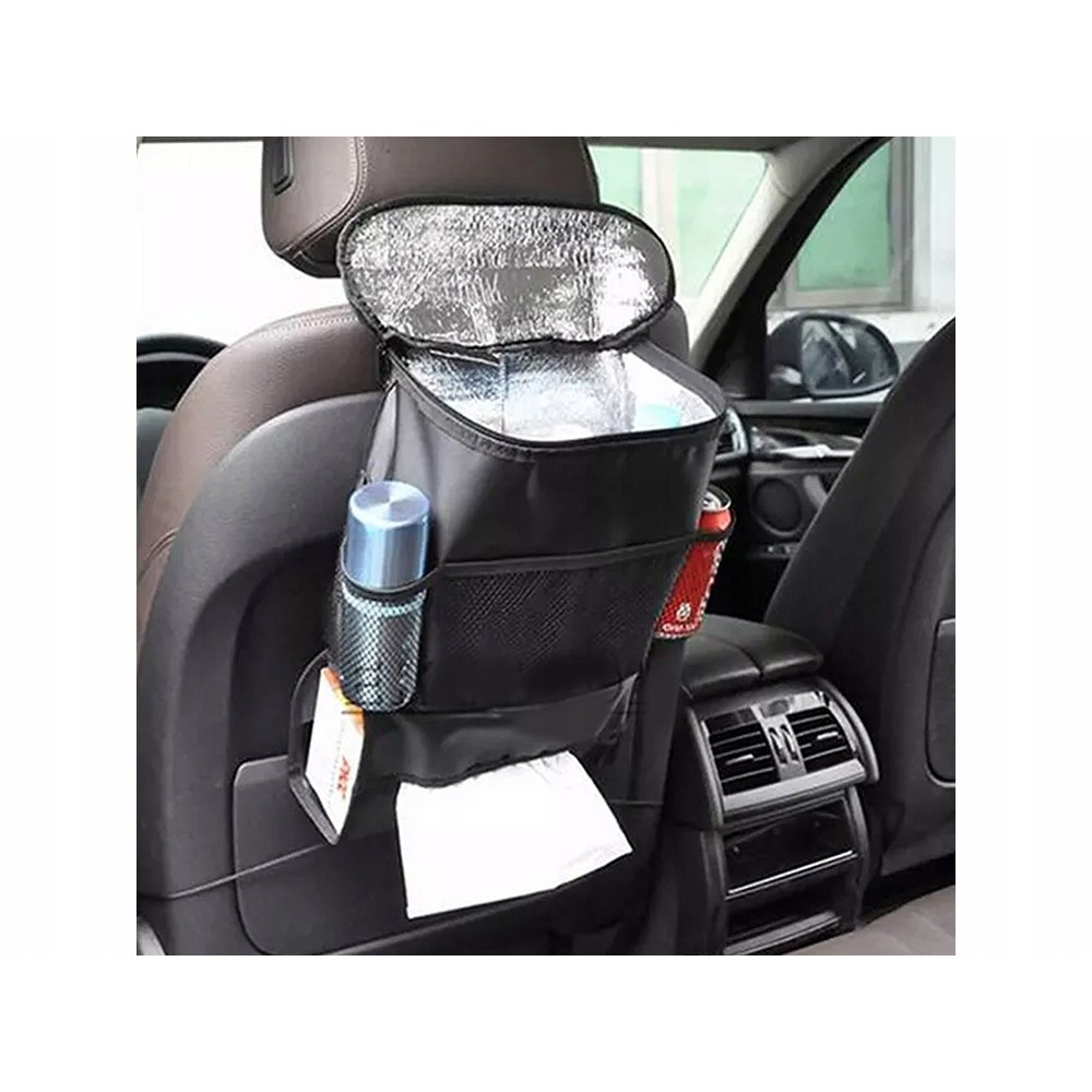 Organizer thermo-tas auto voor stoel 35x28x10cm zwart megamix.sk