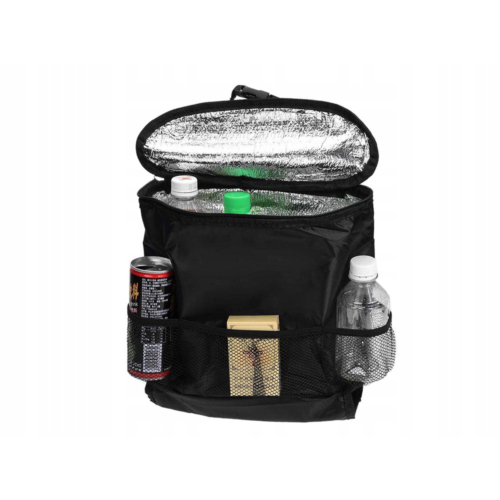 Organizer thermo-tas auto voor stoel 35x28x10cm zwart megamix.sk