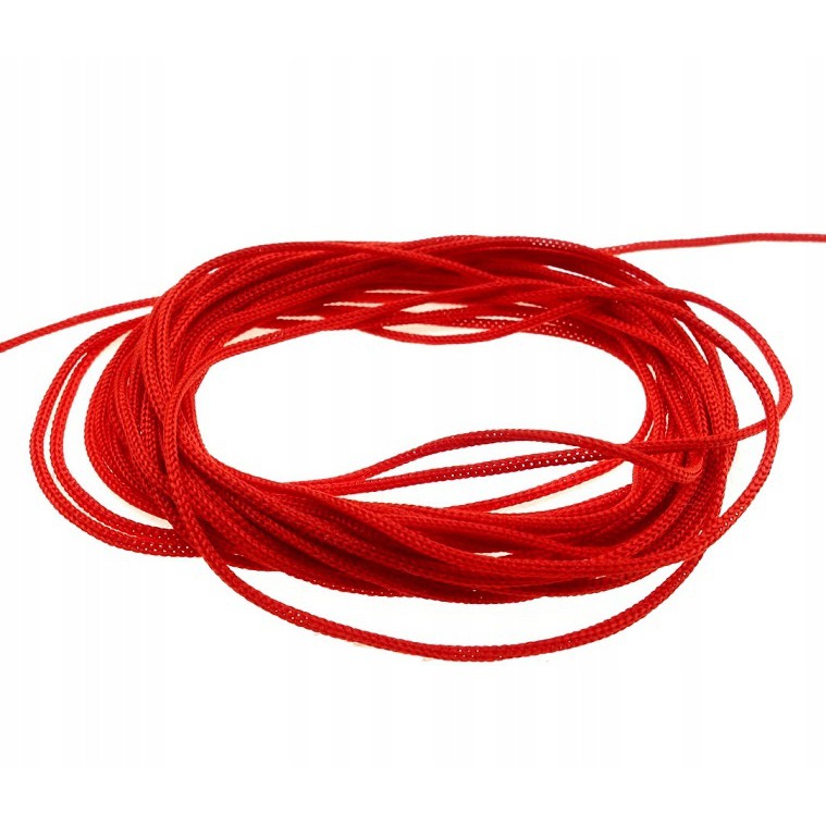 gevlochten koord 40m 0.8mm rood polyester megamix.sk