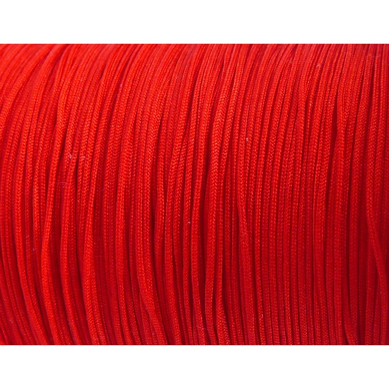 gevlochten koord 5m 0.4mm rode nylon megamix.sk