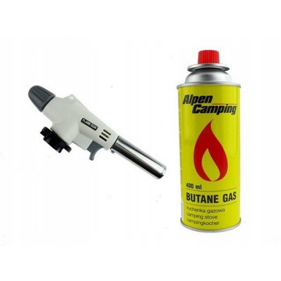 handmatige gasbrander op patronen met regelaar megamix.nl