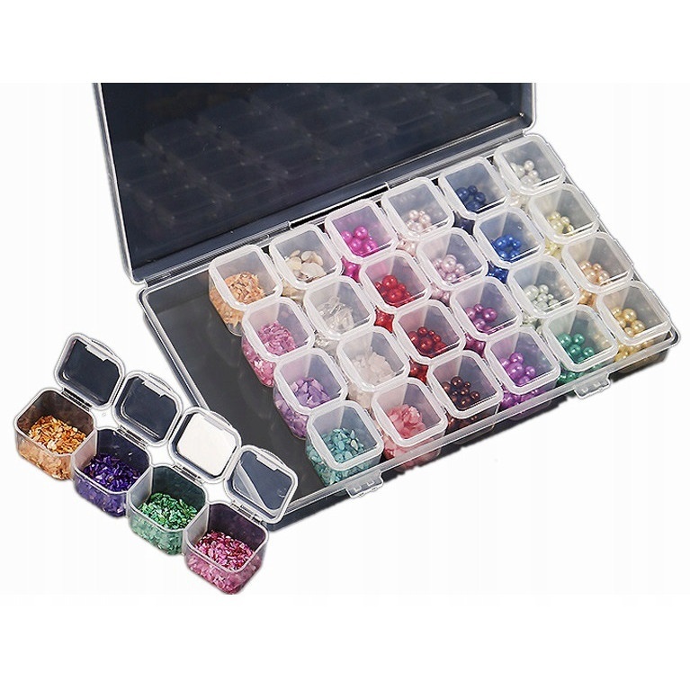 Praktische organizer 17x10x2,5cm rechthoekige container voor kleine spullen megamix.sk