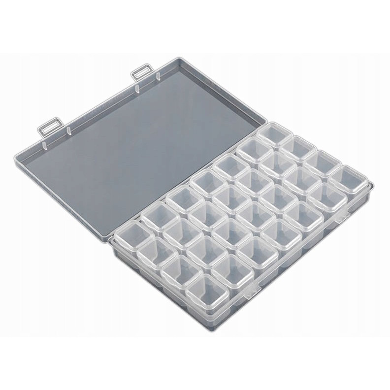 Praktische organizer 17x10x2,5cm rechthoekige container voor kleine spullen megamix.sk