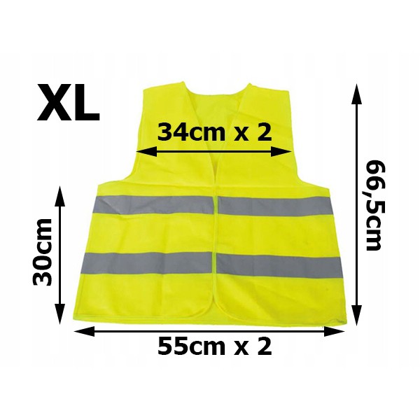 reflecterend vest geel XL megamix.sk