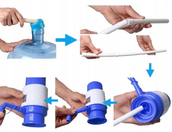 Universele handmatige waterpomp met reductie 5l megamix.sk