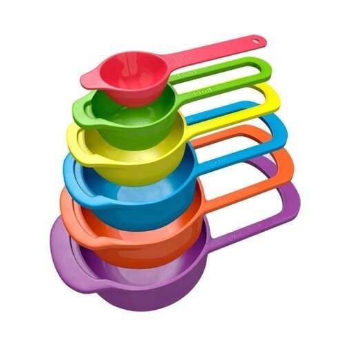 Set maatlepels 6 stuks