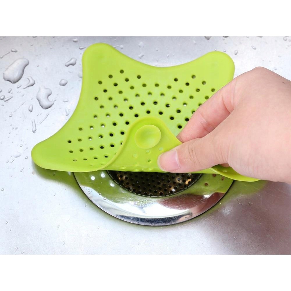 Silikonen zeef voor gootsteenafvoer 15cm groen megamix.sk