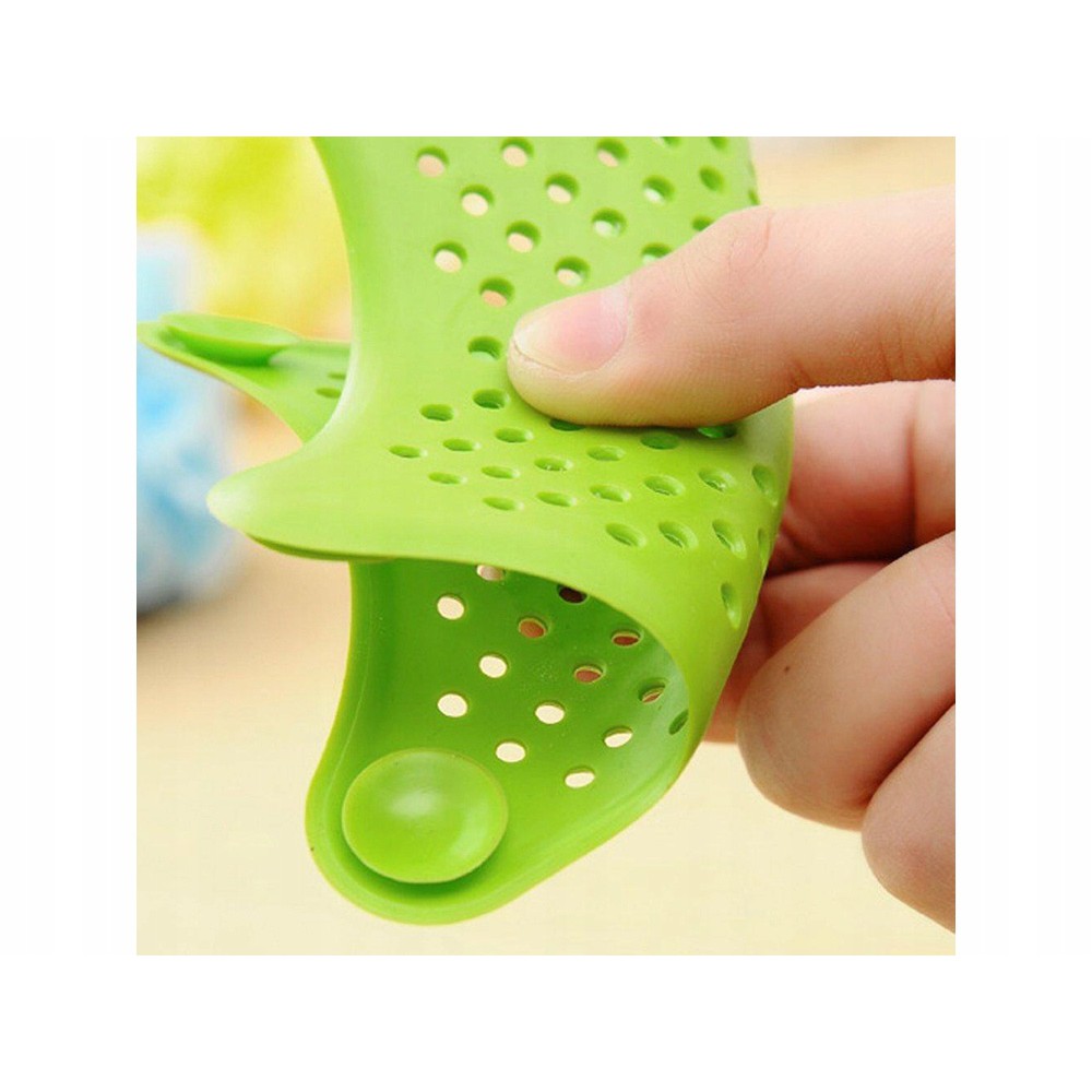 Silikonen zeef voor gootsteenafvoer 15cm groen megamix.sk