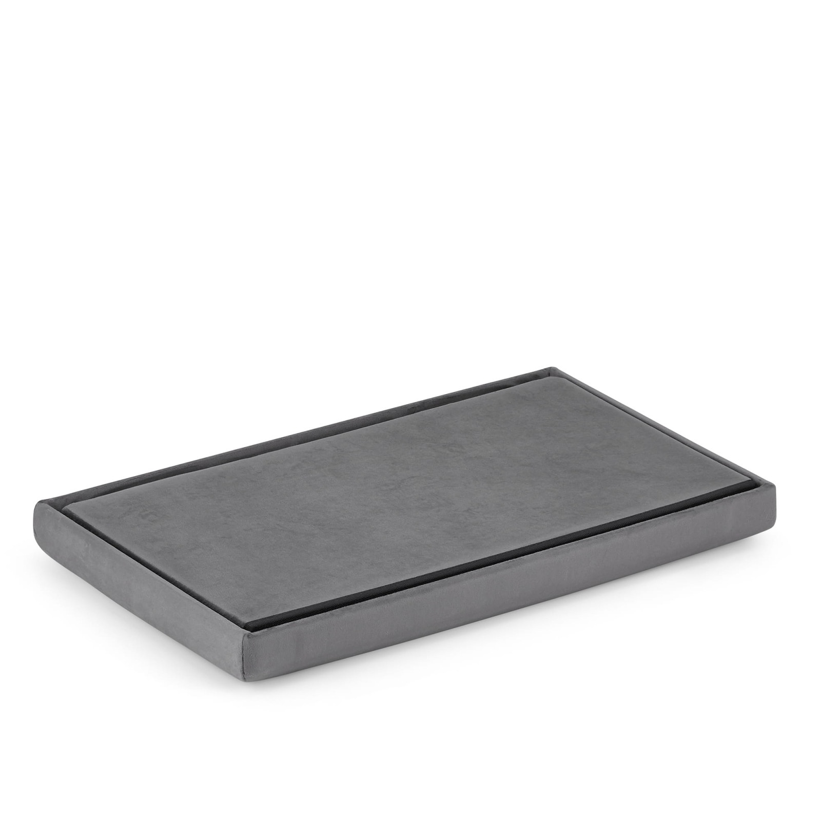 Opvouwbare zitting met opbergruimte XL 38x61x38cm grijze fluweel megamix.sk