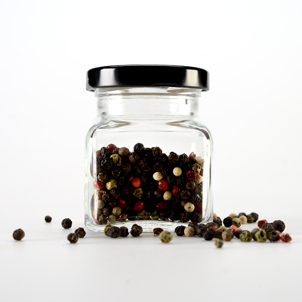 Glazen pot doos 120ml 7cm met deksel megamix.sk