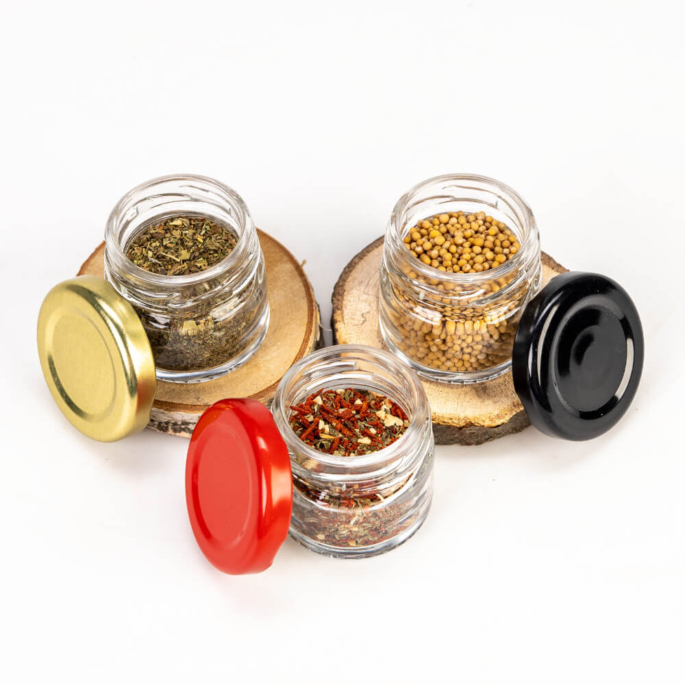 Glazen pot verpakking 30ml 4cm met deksel megamix.sk
