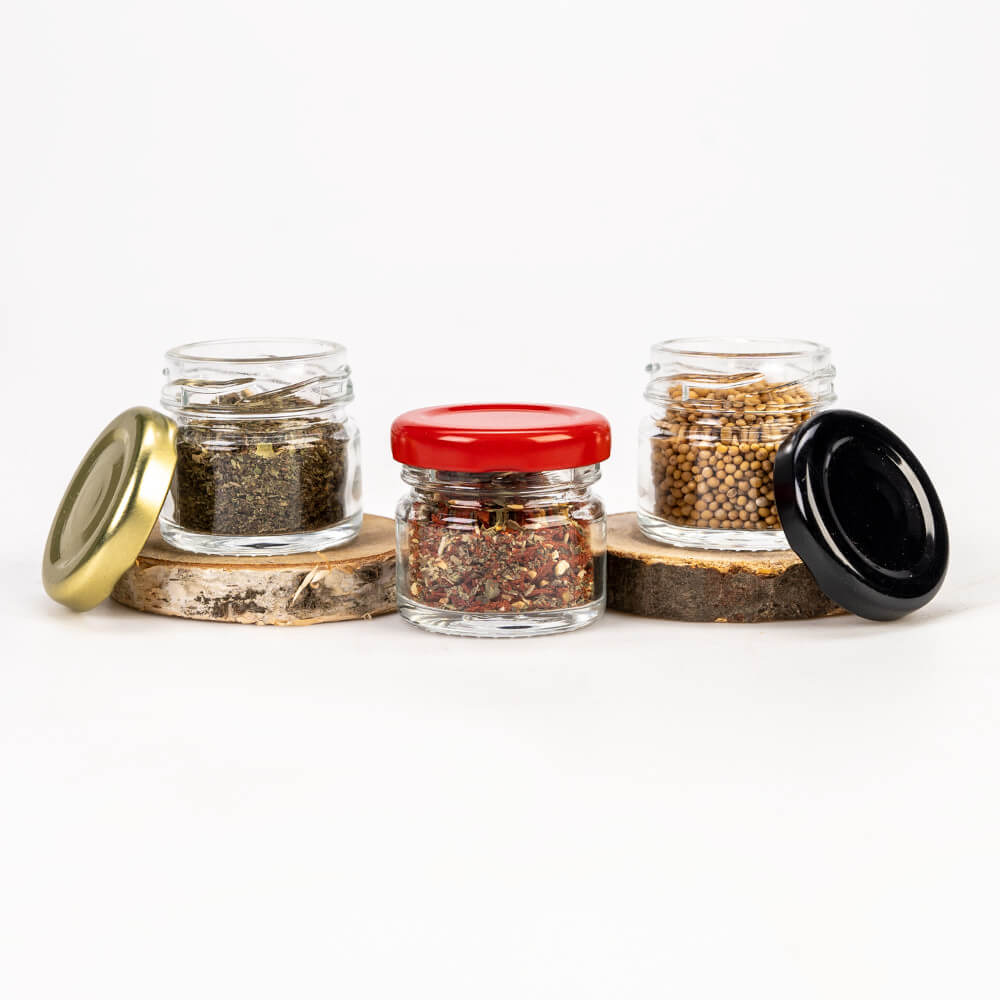 Glazen pot verpakking 30ml 4cm met deksel megamix.sk