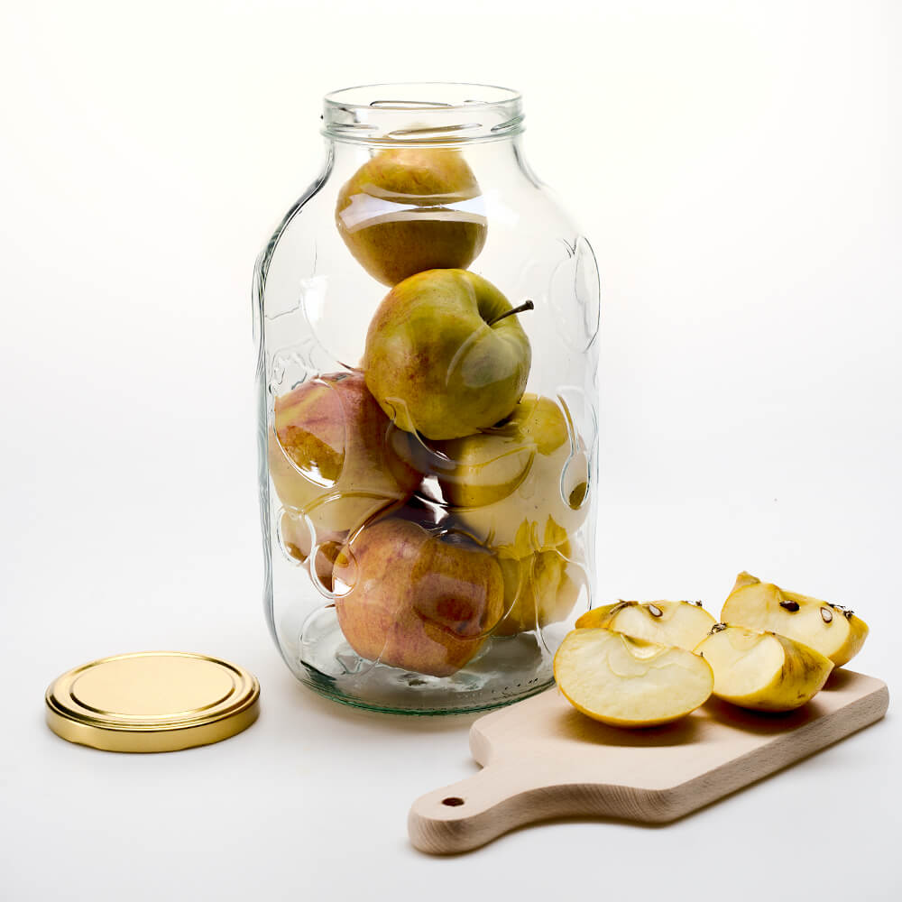 Glazen pot doos 5000ml 17cm met deksel megamix.sk