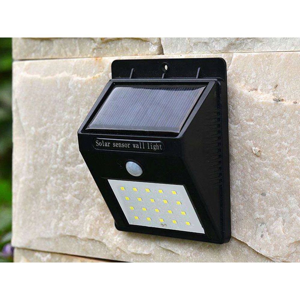 Zonnepaneellamp 30 SMD LED met bewegingssensor 12x9x5cm megamix.sk