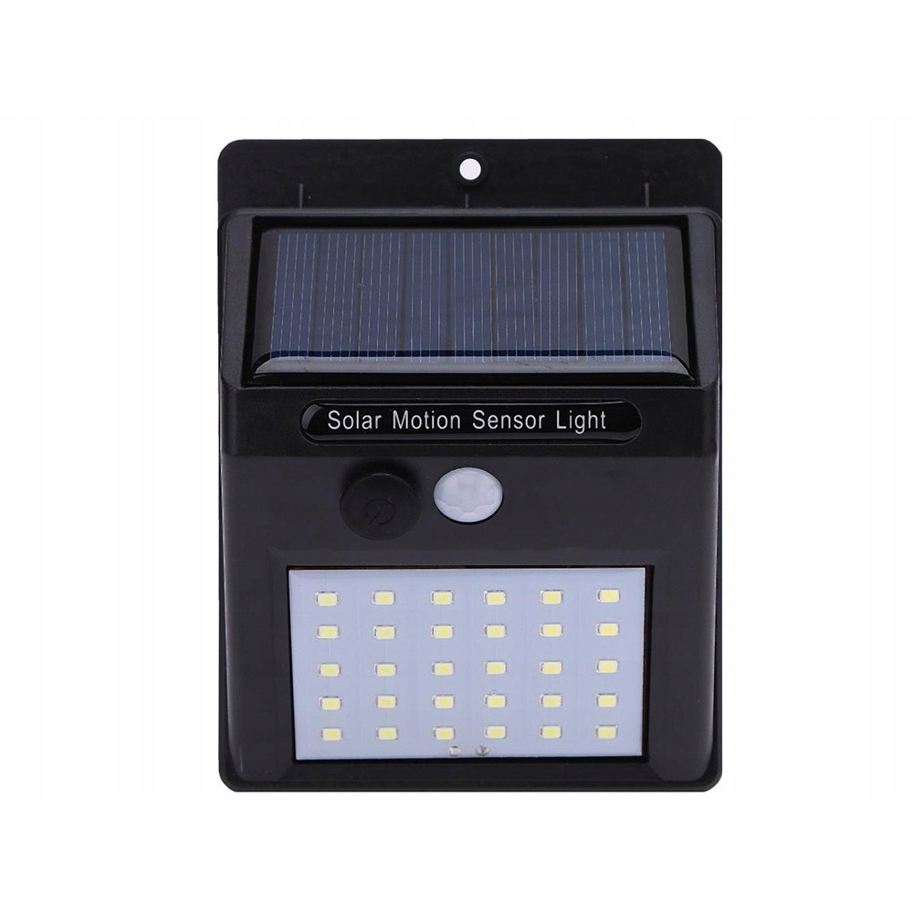 Zonnepaneellamp 30 SMD LED met bewegingssensor 12x9x5cm megamix.sk