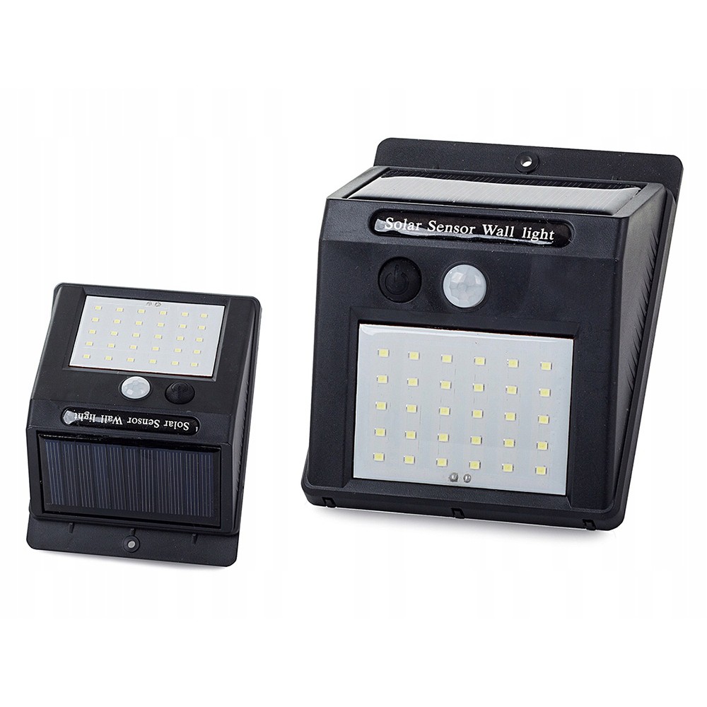 Zonnepaneellamp 30 SMD LED met bewegingssensor 12x9x5cm megamix.sk