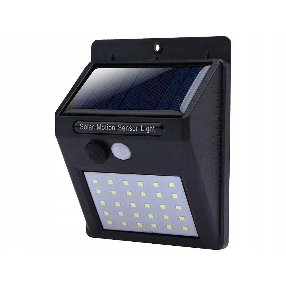Zonnepaneellamp 30 SMD LED met bewegingssensor 12x9x5cm megamix.sk