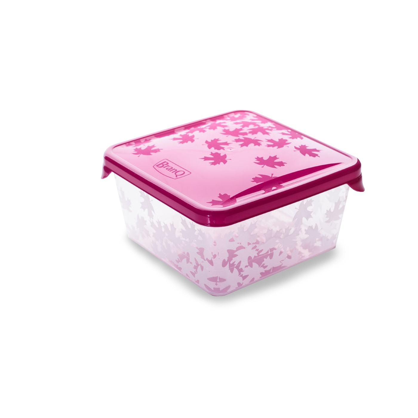 Vierkante plastic voedselcontainer Branq Rucola 1,25 l