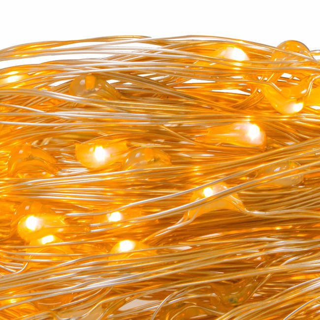 lichtdraad 50 stuks LED warm wit 5m op AA-batterijen megamix.nl