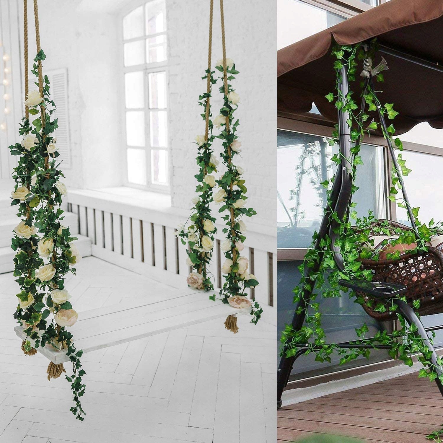 Kunstklimop voor balkon 6 stuks 2m wanddecoratie megamix.sk