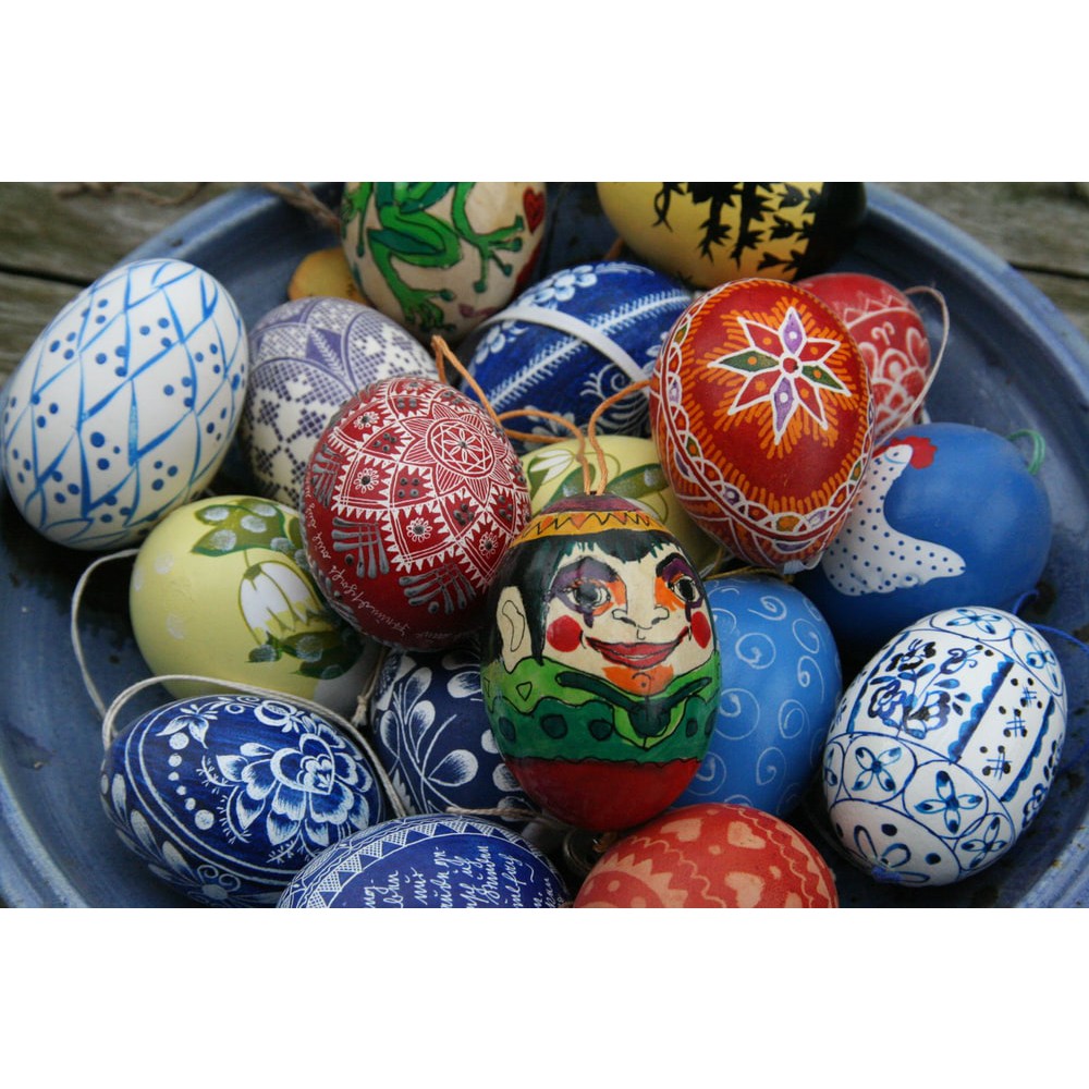 paas-eieren versiering verkoop decoratie paasversiering beschilderd geboord megamix.sk