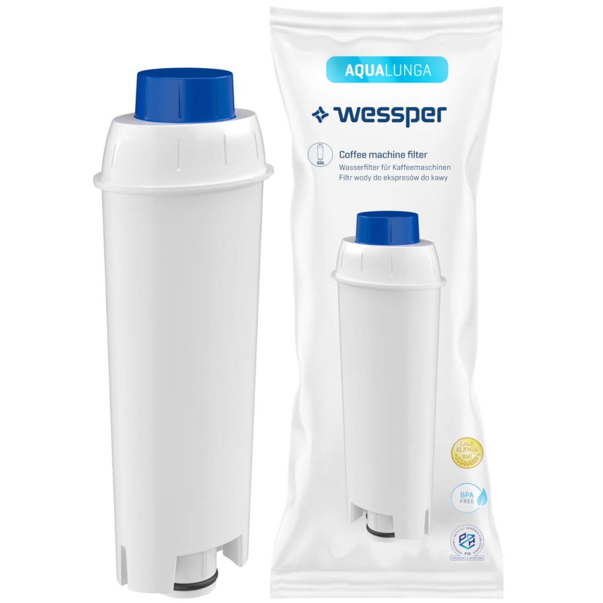 Waterfilter voor koffiemachine DeLonghi SER3017 DLS C002 megamix.nl
