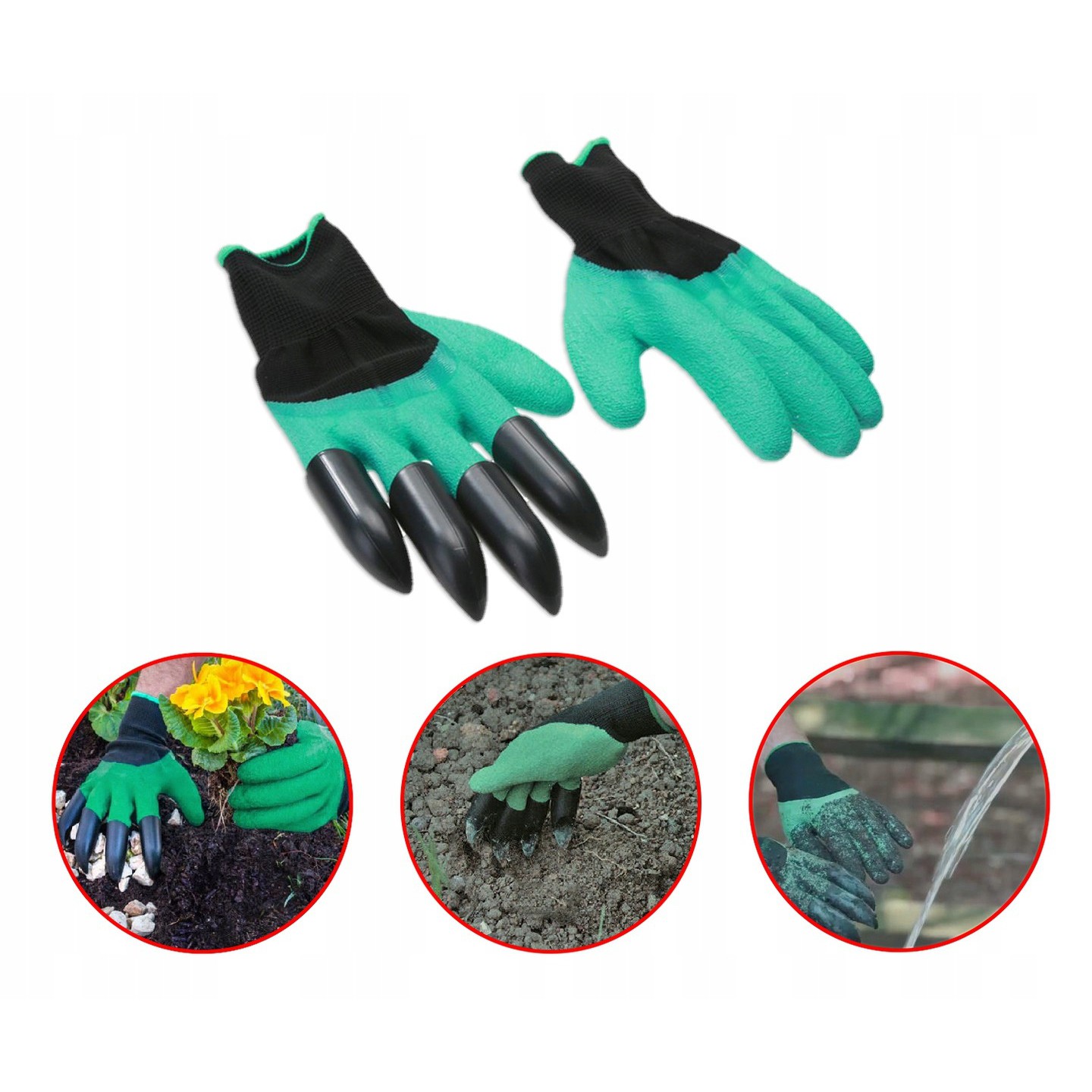 tuinhandschoenen met klauwen voor harken universele maat megamix.nl